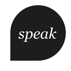 speak creative logo