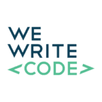 we write code logo