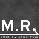 M.R. website development studio logo