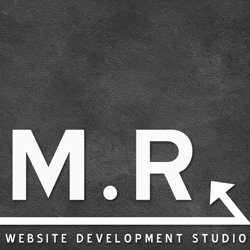 M.R. website development studio logo