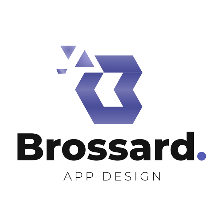 brossard app design logo
