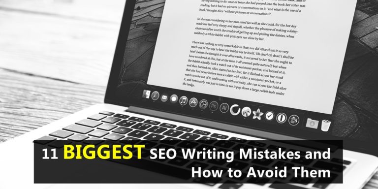 SEO writing mistakes