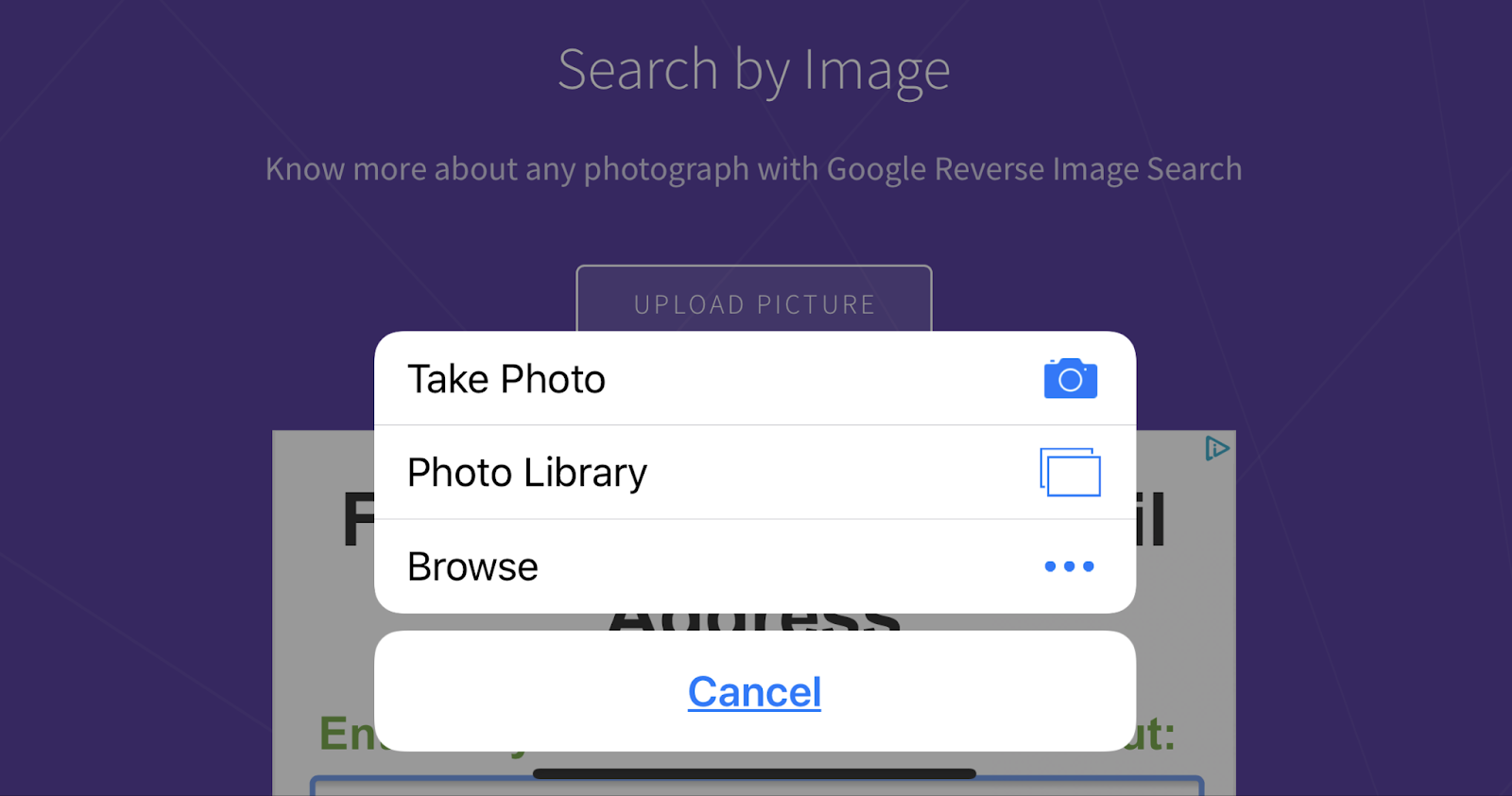 Reverse image search