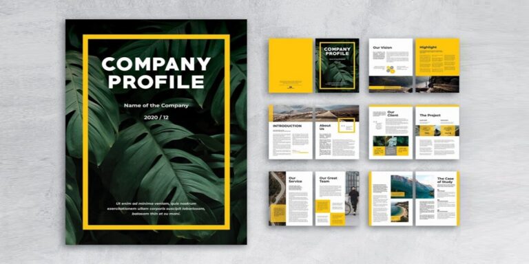 company profile design